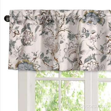 Rustic Style Rod Pocket Curtain Valance